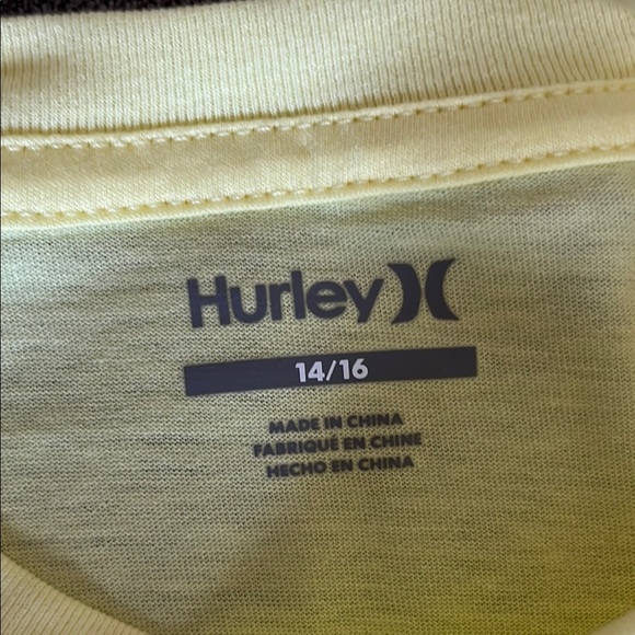 Hurley Yellow and Gray Button Down Shirt - Picture 7 of 13